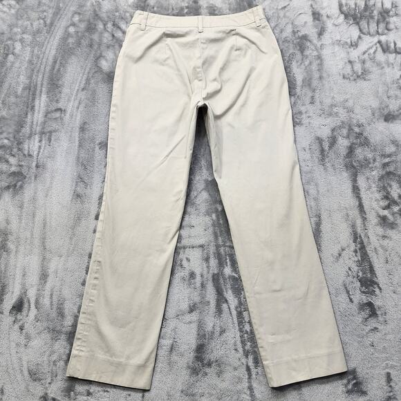 Jones New York Pants Womens 6P PETITE Beige Khaki Mid Rise Straight Leg Preppy - Picture 2 of 10